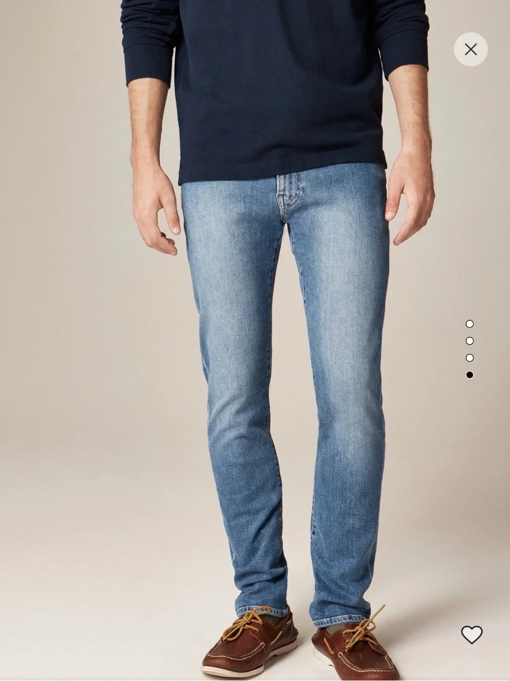 J. Crew Men's 770 Straight-fit Stretch Jeans in Medium Wash 30x30 NWT